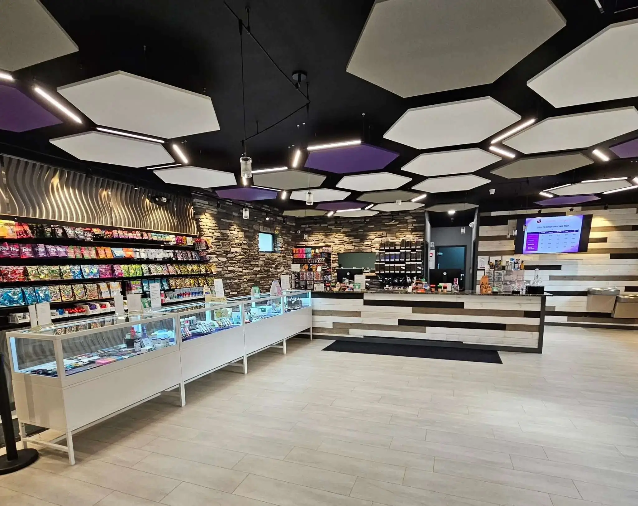 Planet Purple lobby and waiting area in Paw Paw, Michigan